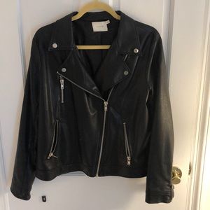 LUSH Faux Leather Jacket